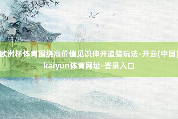 欧洲杯体育围绕高价值见识伸开追猎玩法-开云(中国)kaiyun体育网址-登录入口
