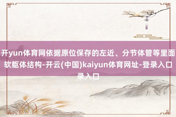 开yun体育网依据原位保存的左近、分节体管等里面软躯体结构-开云(中国)kaiyun体育网址-登录入口