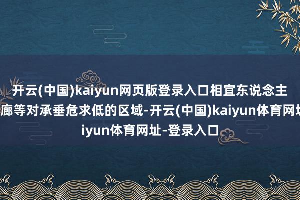开云(中国)kaiyun网页版登录入口相宜东说念主行说念、走廊等对承垂危求低的区域-开云(中国)kaiyun体育网址-登录入口